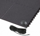 Notrax 558 Cushion Ease Solid™ ESD álláskönnyítő szőnyeg, fekete, 91cmx91cm